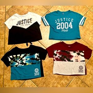 Kids Justice Jersey Tops 🏈 Bundle of 4.